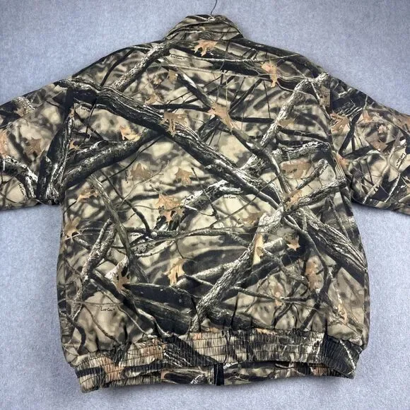 VTG Mathews Solocam Jacket Men L‎ Camo Full Zip Snap Thick Outdoors Hunting Y2K
